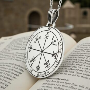 Dije Salomón Septimo Pentaculo Jupiter Plata 4 Cm 14 Gr Art 1233