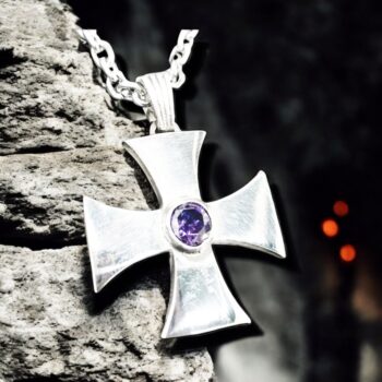 Cruz Malta Templarios En Plata 4 X 3 Cm 10 Gr Art 298