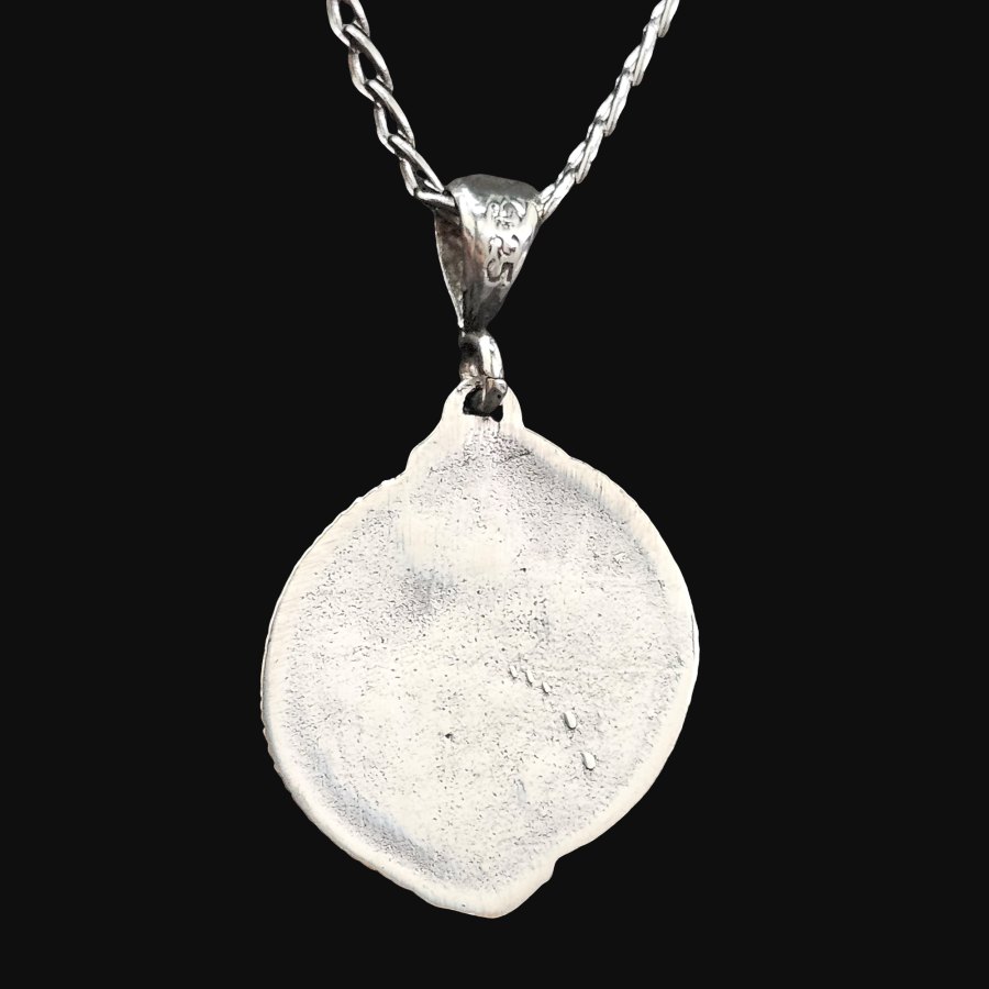 Medalla Sello Rey Salomon Kabbalah 2,2 Cm 7 Gr Plata Art 176 - Imagen 3