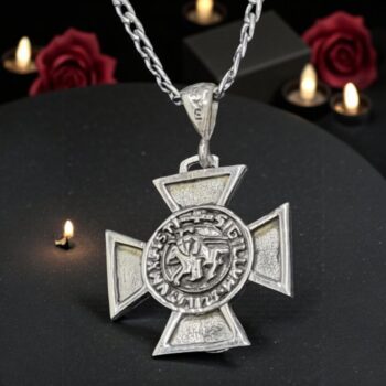 Dije Cruz Templaria En Plata 3,5 X 2,5 Cm 7 Gr Art 711