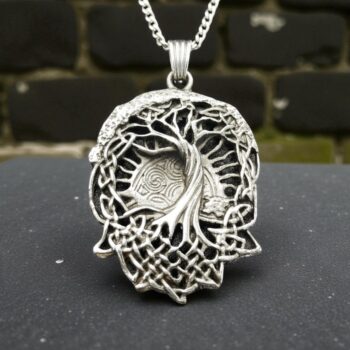 Dije Arbol De La Vida Celta En Plata 4 X 3 Cm 13 Gr Art 1013