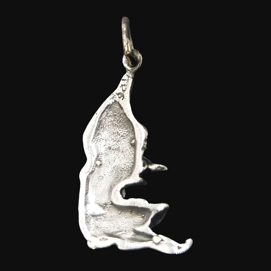 Dije Duende De La Suerte En Plata 2,5 X 1 Cm 2,5 Gr Protección del hogar y abundancia Art 1048 - Imagen 4