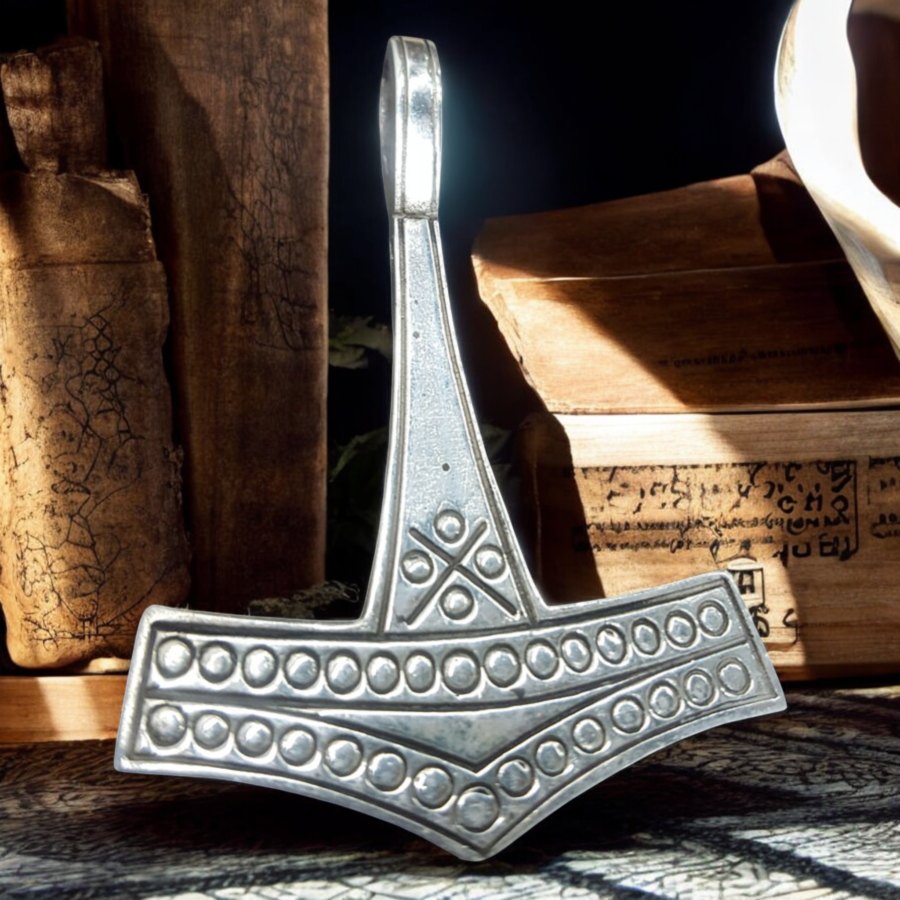 Mjolnir Martillo De Thor Vikingo Plata 5 Cm 11,5 Gr Art 105