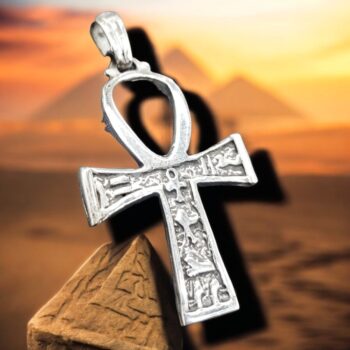 Dije Cruz De La Vida Ankh En Plata 3 X Cm 4,5 Gr Art 1056