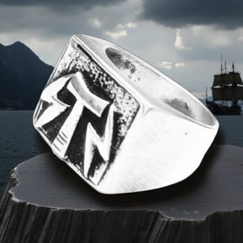 Anillo Vikingo Mjolnir Thor Plata 1,5 Cm 7,5 Gr Art 1085
