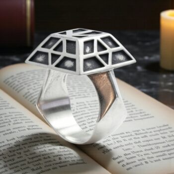 Anillo Thorin Señor De Los Anillos Plata 2 Cm 10 Gr Art 1087