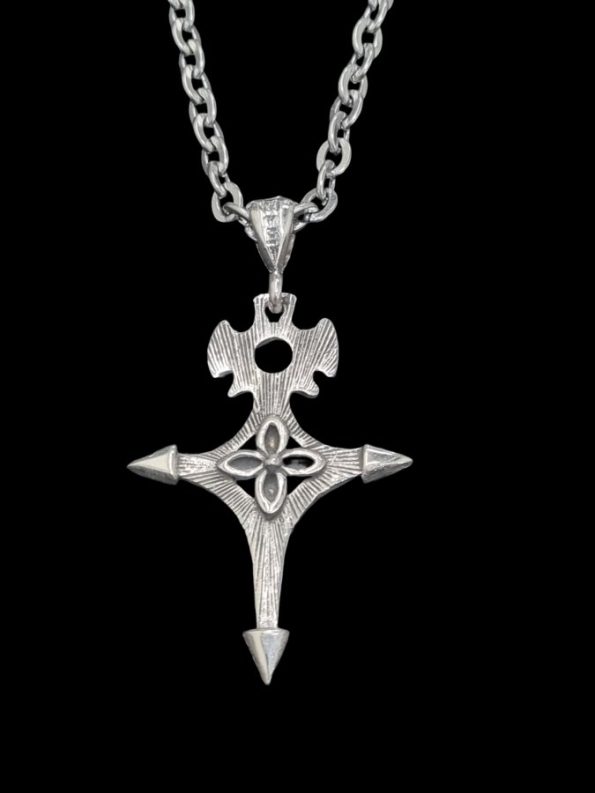 Dije Cruz De Agadez Proteccion En Plata 3 Cm 4 Gr Art 1102