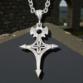 Dije Cruz De Agadez Proteccion En Plata 3 Cm 4 Gr Art 1102