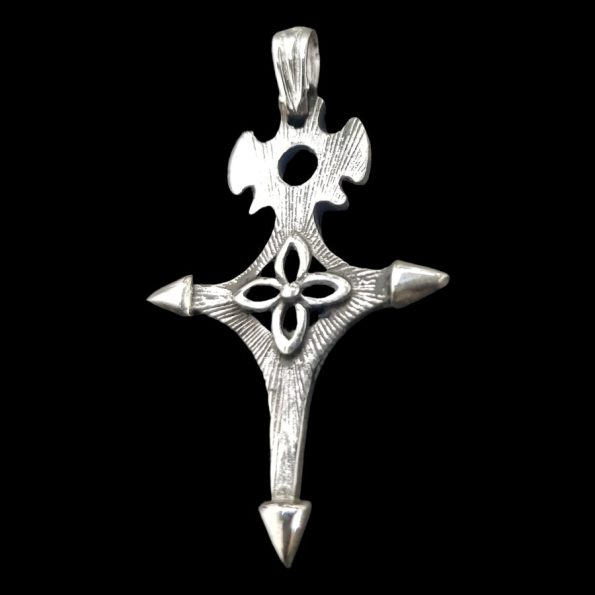 Dije Cruz De Agadez Proteccion En Plata 3 Cm 4 Gr Art 1102 - Imagen 4