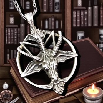 Medalla Baphometh En Plata 5 X 3 Cm 14 Gr Art 1111