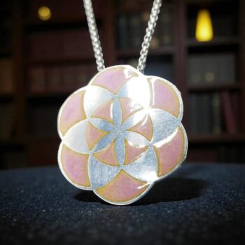 Dije Semilla De La Vida Plata Kabbalah 3 Cm 8,5 Gr Art 1122