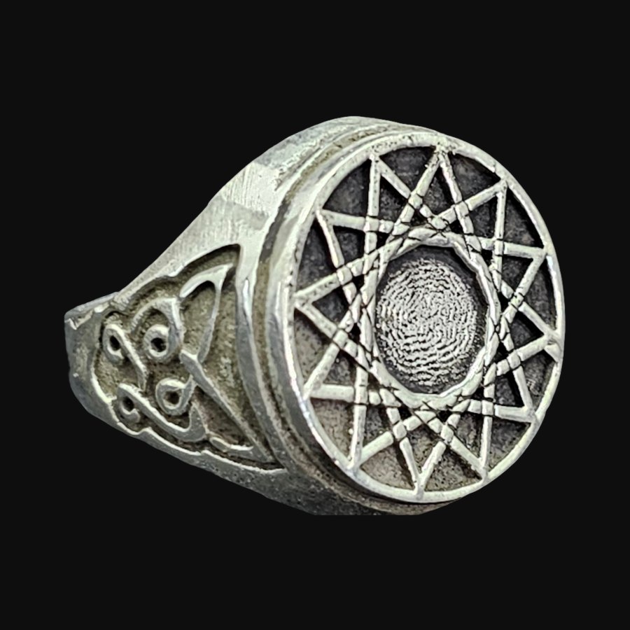 Anillo Estrella 12 Puntas En Plata 1,8 Cm 12 Gr Art 1137 - Imagen 5