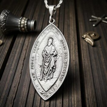 Dije San Judas Tadeo 5 X 2,5 Cm 17 Gr Art 1157