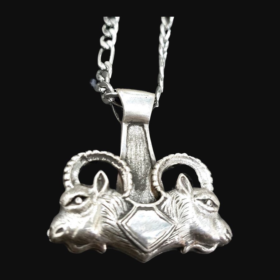 Mjolnir Martillo De Thor Vikingo Plata 4 Cm 20 Gr Art 1214 - Imagen 2