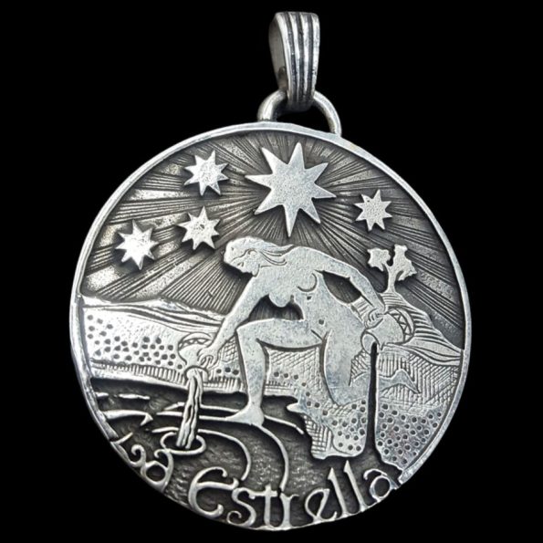 Medalla Amuleto Conde San German En Plata 4 Cm 20 Gr Art 123 - Imagen 4