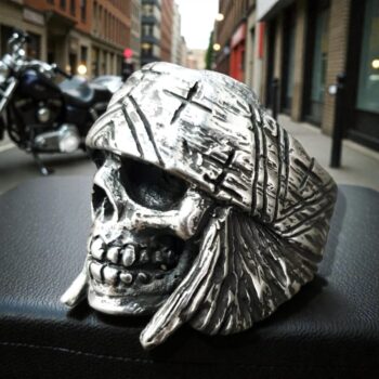 Anillo Calavera De Plata Axl Rose 2,5 Cm 35 Gr Art 1237