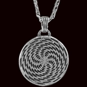 Dije Sensor Cósmico De Energía En Plata 3 Cm 18 Gr Art 1262