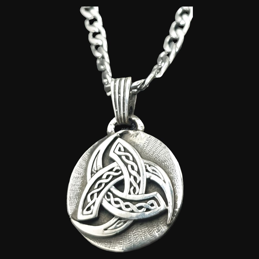 Dije Vikingo Cuernos De Odin En Plata 2,7 Cm 5 Gr Art 1269 - Imagen 3