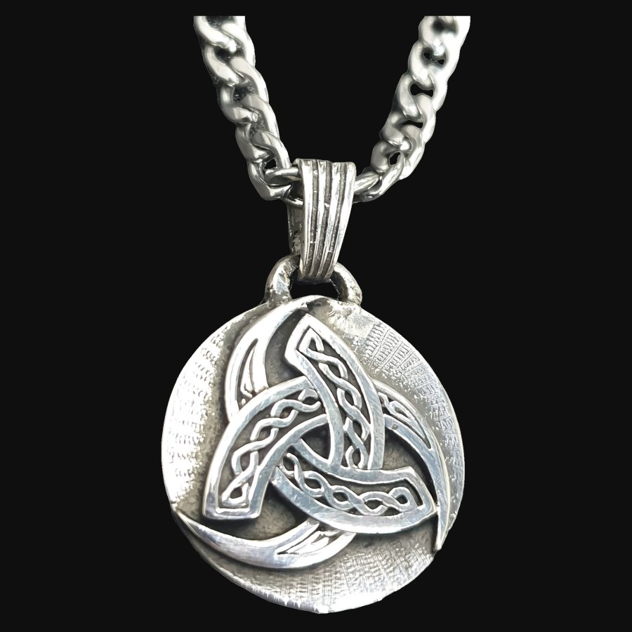 Dije Vikingo Cuernos De Odin En Plata 2,7 Cm 5 Gr Art 1269 - Imagen 4