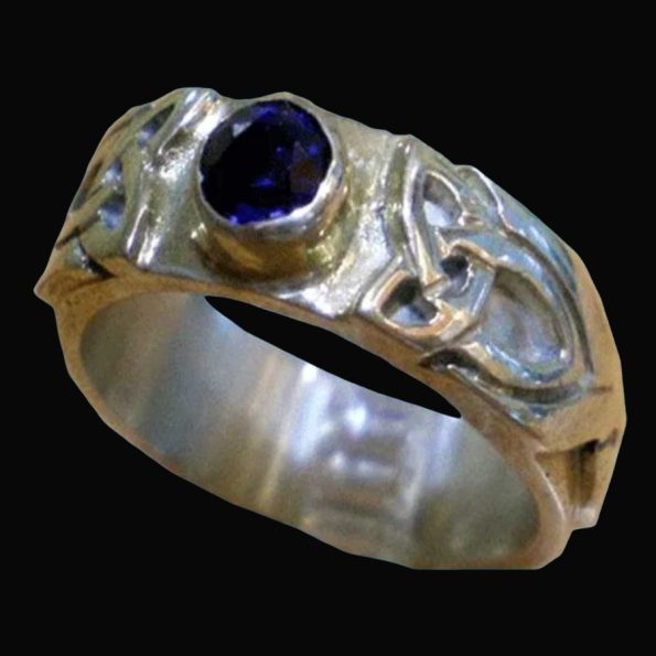 Anillo Celta Triqueta y nudo en Plata Ancho 0,6 Cm 6 Gr Art 1323