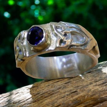 Anillo Celta Triqueta y nudo en Plata Ancho 0,6 Cm 6 Gr Art 1323