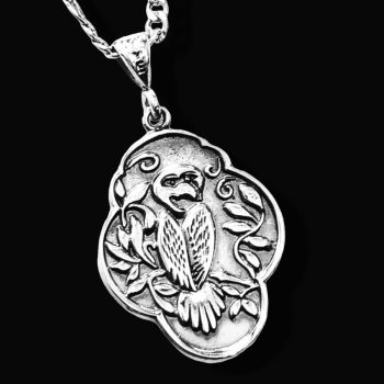 Dije Cabure Plata 3,5 Cm Abundancia, Dinero Y Amor Art 138