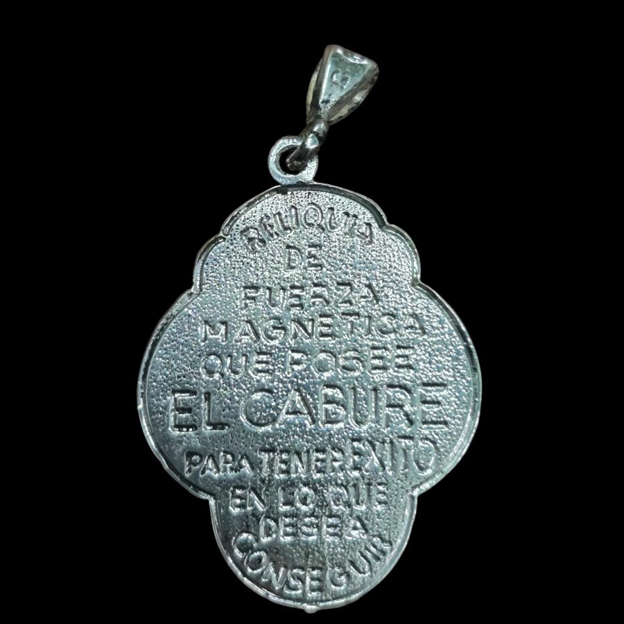 Dije Cabure Plata 3,5 Cm Abundancia, Dinero Y Amor Art 138 - Imagen 4