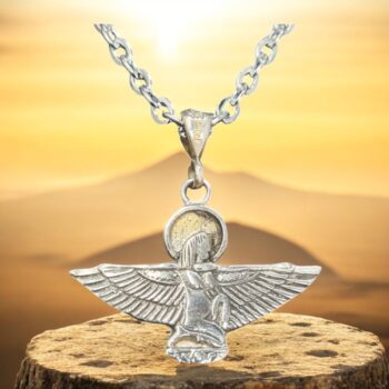 Medalla Isis En Plata 2,5 X 3 Cm 6 Gr Art 1493