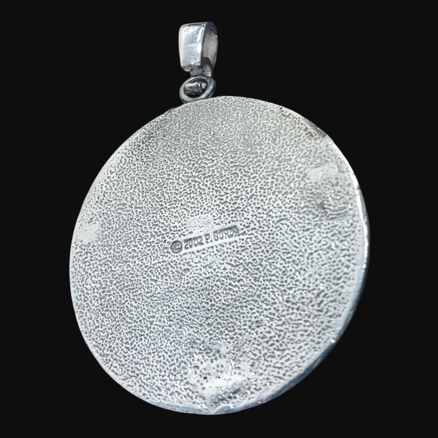 Dije Rueda Anual Wiccana 4 Cm 23 Gr En Plata Art 155 - Imagen 5
