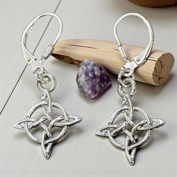 Aros Nudo De Bruja En Plata 2 Cm 2 Gr Art 1203