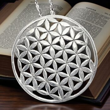 Dije Flor De La Vida Kabbalah En Plata 4 Cm 13 Gr Art 189