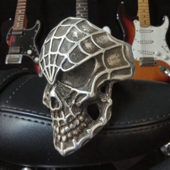 Anillo Calavera De Plata Spiderman 3,5 X 2 Cm 28 Gr Art 22