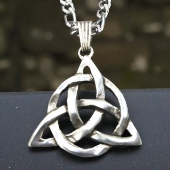 Dije Celta Triqueta Vida Muerte Retorno 3 Cm 6 Gr Plata Art 222