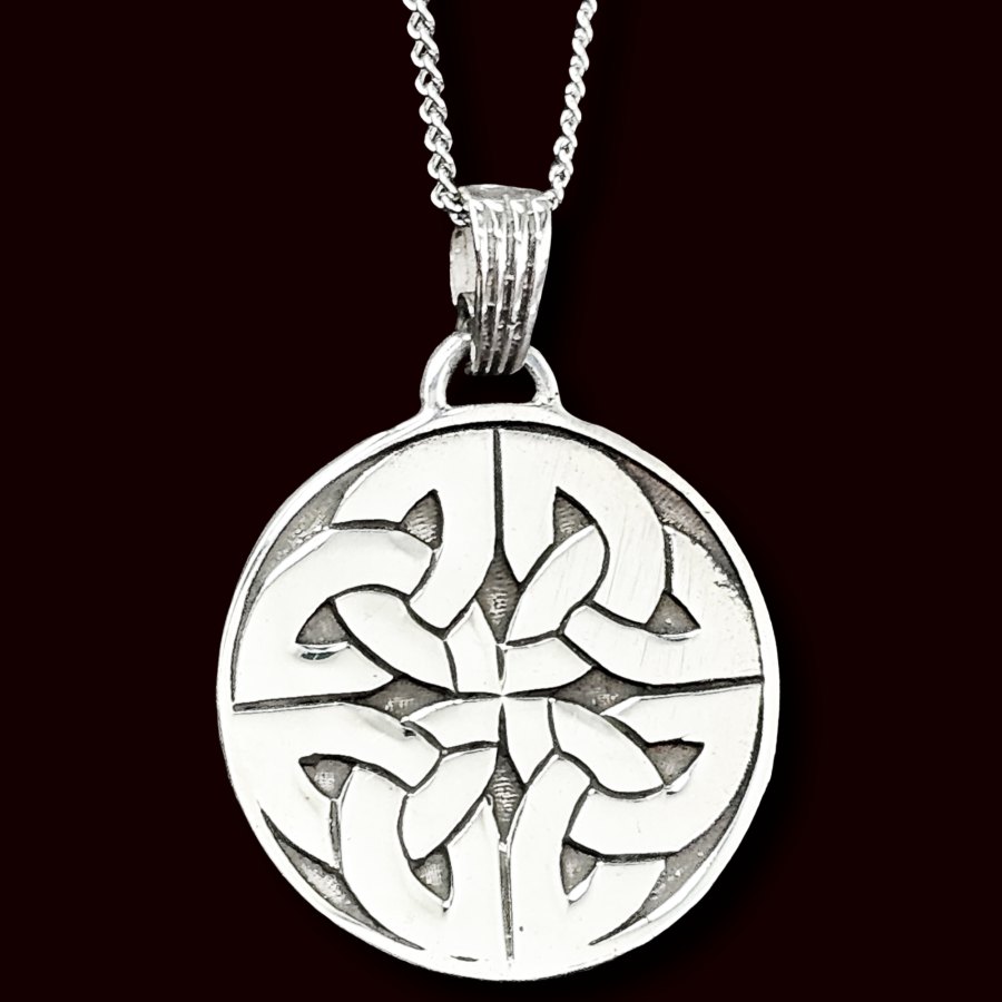 Dije Celta Triqueta Y Nudos 4 X 3 Cm 11 Gr En Plata Art 233 - Imagen 4