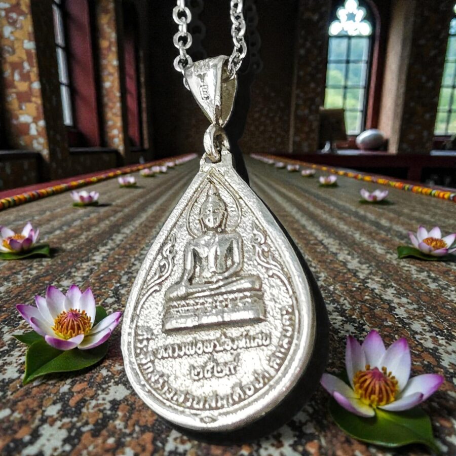 Dije Buda En Plata 3 X 2 Cm 7,5 Gr Budismo Art 261