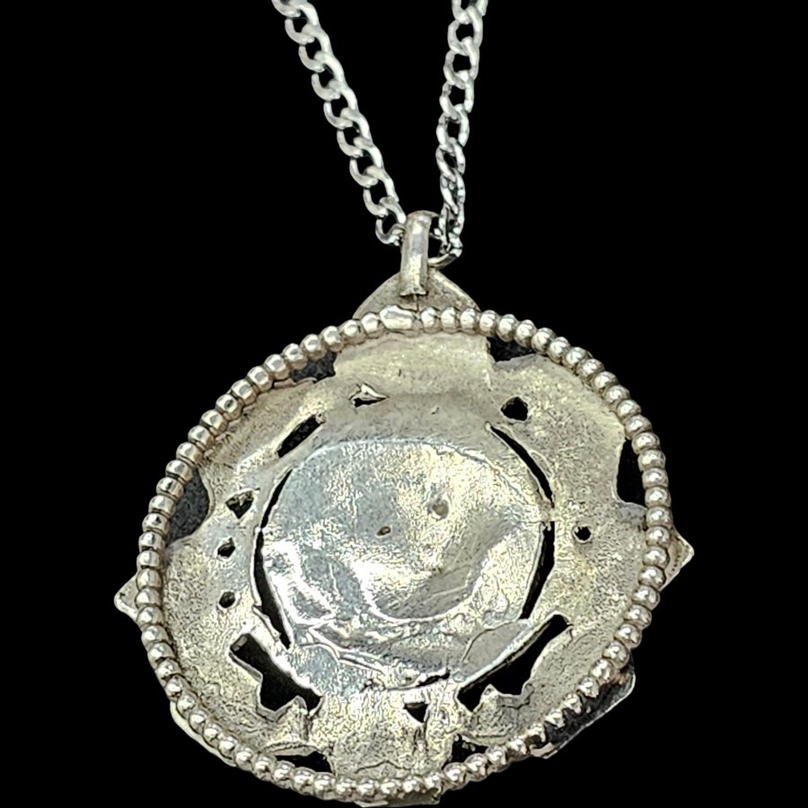 Medalla Ganesha En Plata 5 X 4 Cm Peso 25 Gr Art 266 - Imagen 5