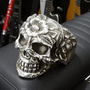 Anillo Calavera Plata 19 Gr 3 X 2 Cm Art 317