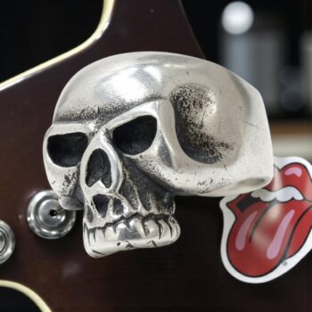 Anillo Calavera Keith Richard Plata 2 X 1,5 Cm 15 Gr Art 320