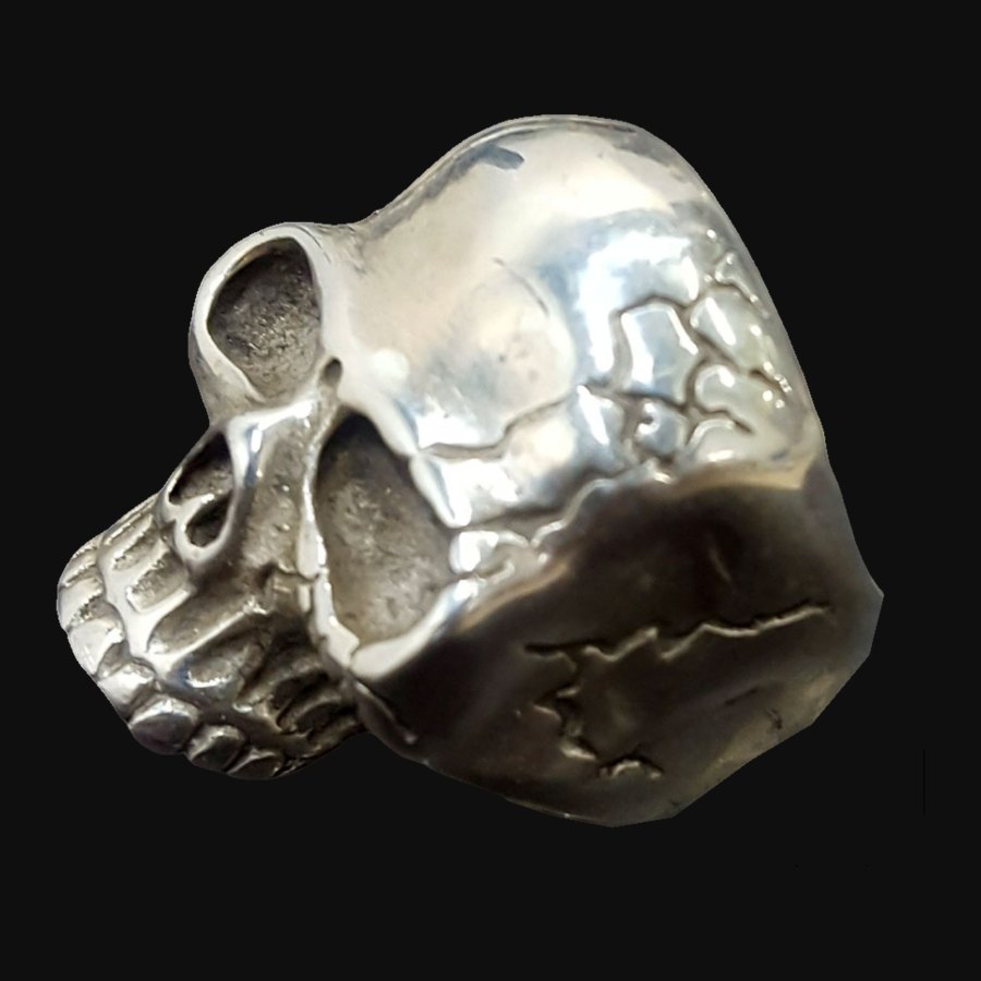 Anillo Calavera 3 X 2 Cm 25 Gr En Plata Art 326 - Imagen 5