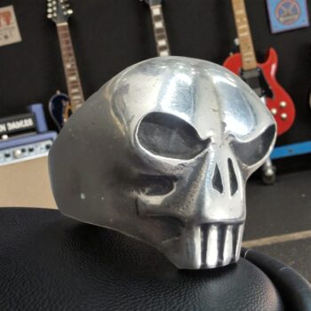 Anillo Calavera En Plata Punisher 2,5 X 2 Cm 17 Gr Art 341