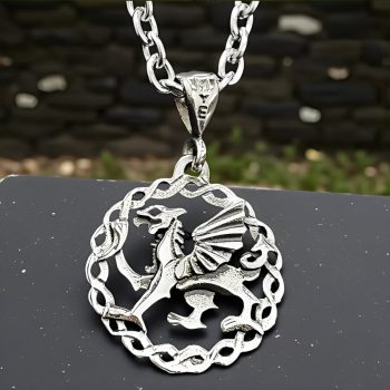 Dije Dragon Celta 3 X 2,5 Cm En Plata 4,5 Gr Art 356