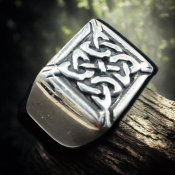 Anillo Celta Nudo Perenne En Plata 11,3 Gr 1,5 Cm Art 389