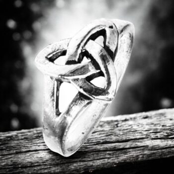 Anillo Celta Triqueta En Plata 5 Gr 1,5 X 1,5 Cm Art 390