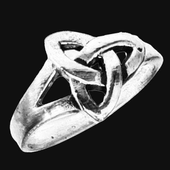 Anillo Celta Triqueta En Plata 5 Gr 1,5 X 1,5 Cm Art 390 - Imagen 2