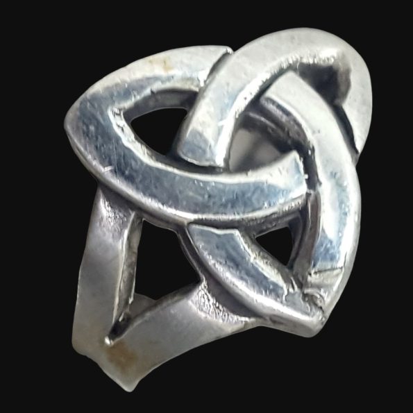 Anillo Celta Triqueta En Plata 5 Gr 1,5 X 1,5 Cm Art 390 - Imagen 4