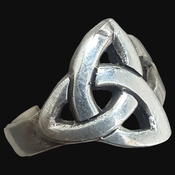 Anillo Celta Triqueta En Plata 5 Gr 1,5 X 1,5 Cm Art 390 - Imagen 5