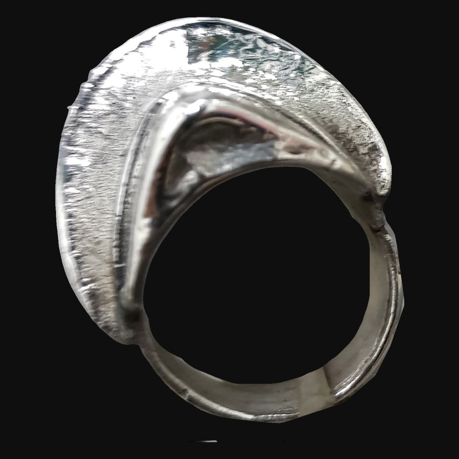 Anillo Calavera Plata Mafioso Plata 3,5 X 2 Cm 22 Gr Art 396 - Imagen 7