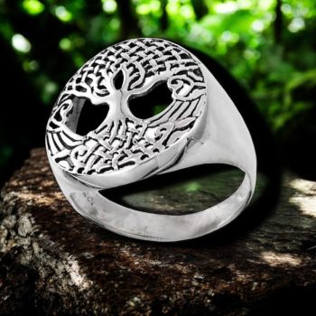 Anillo Celta Arbol De La Vida 1,6 Cm 3,5 Gr Art 428