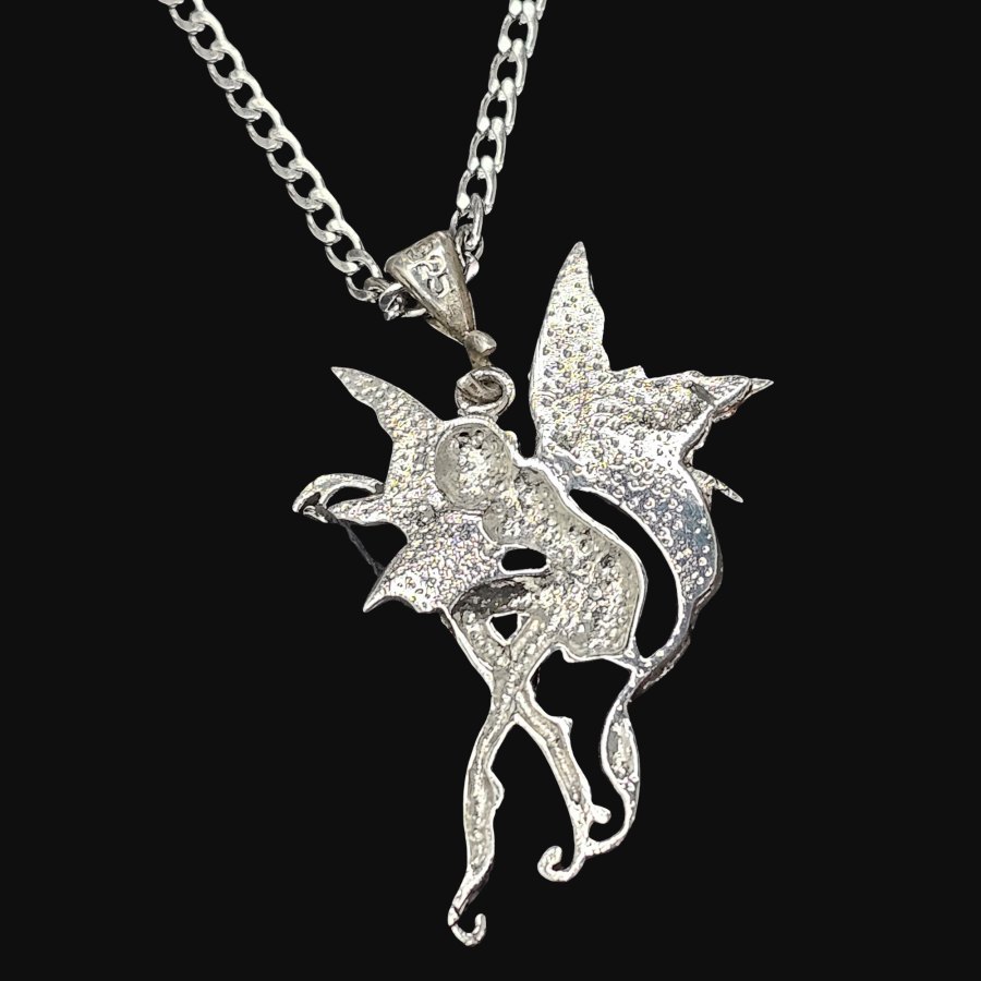Dije Hada De Plata 5 X 3 Cm 6,6 Gr Protección, suerte, amor Art 436 - Imagen 4