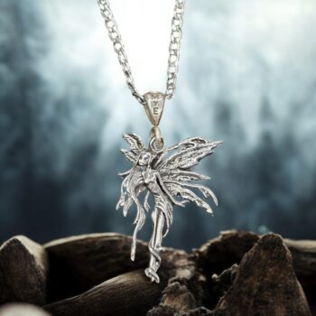 Dije Hada En Plata 3 X 2 Cm 4,2 Gr Suerte, protección, amor Art 441